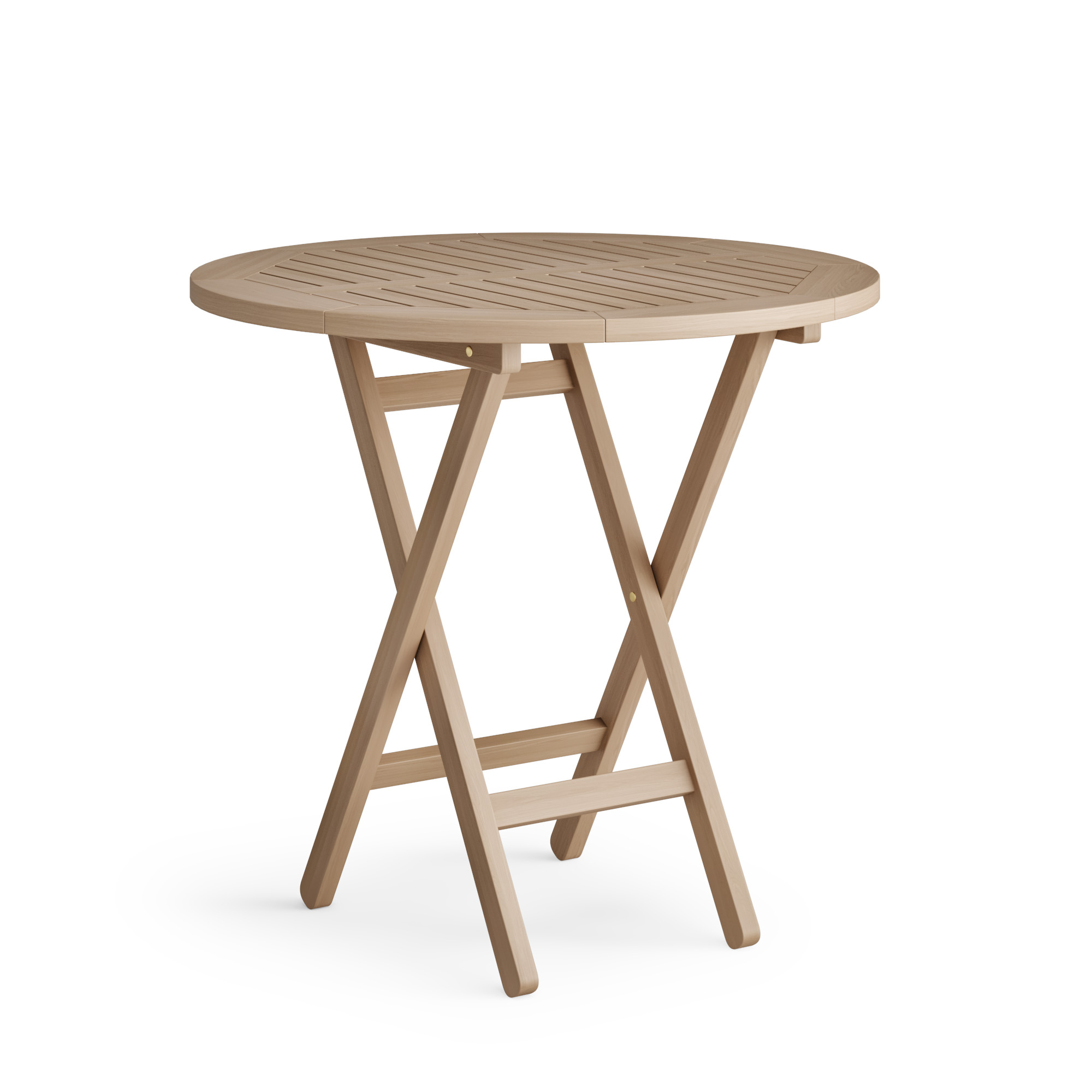 Round Folding Outdoor Teak Table